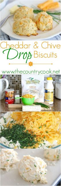 Cheddar & Chive Drop Biscuits