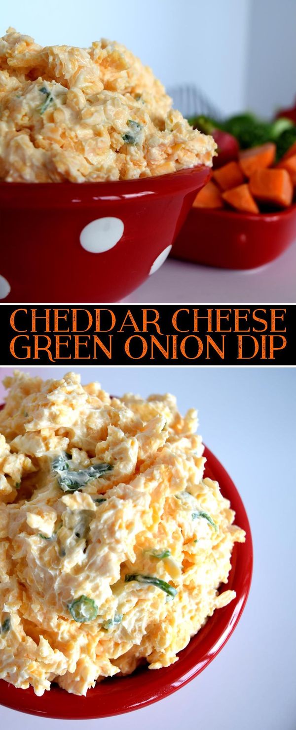 Cheddar Cheese Green Onion Dip