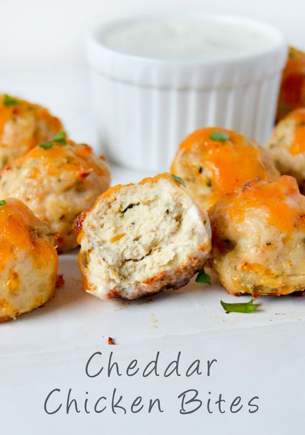 Cheddar Chicken Bites