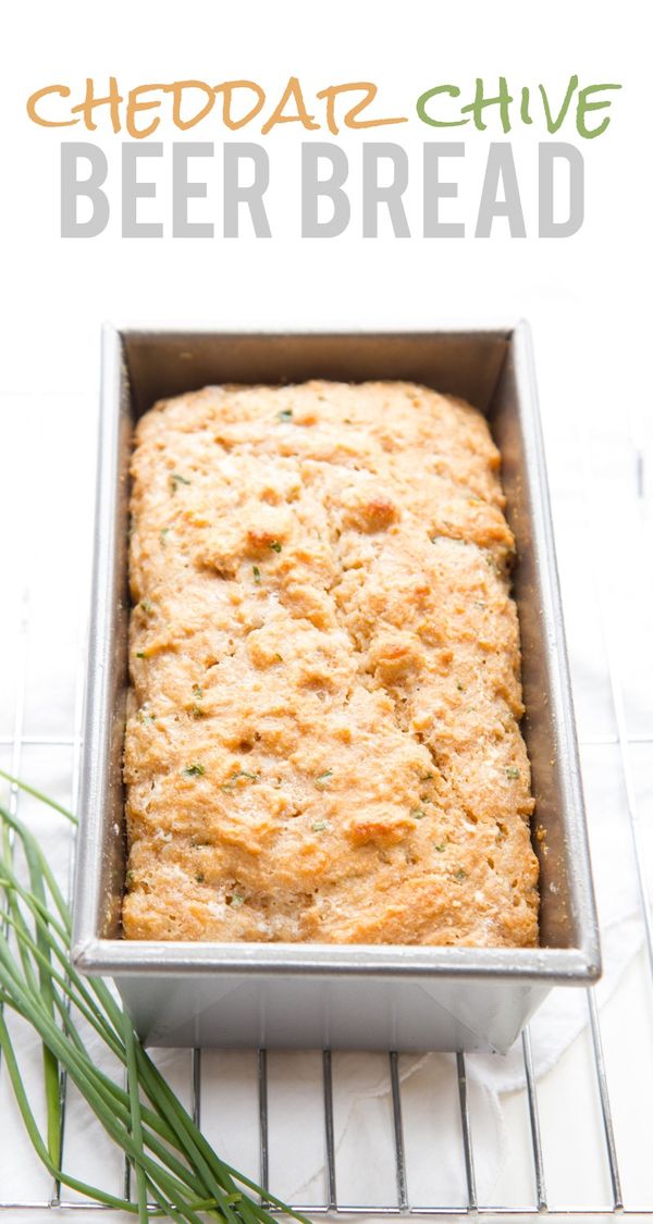 Cheddar Chive Beer Bread