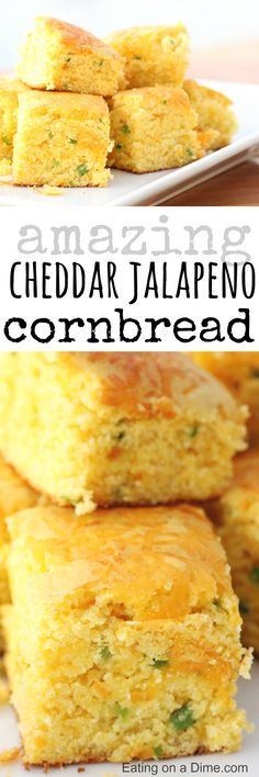 Cheddar jalapeno cornbread