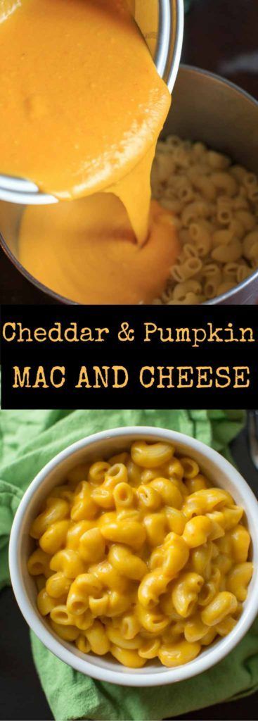 Cheddar Pumpkin Mac and Cheese