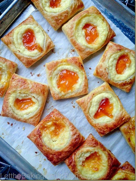 Cheese Cake & Apricot Pastries