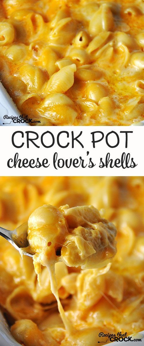 Cheese Lover's Crock Pot Shells