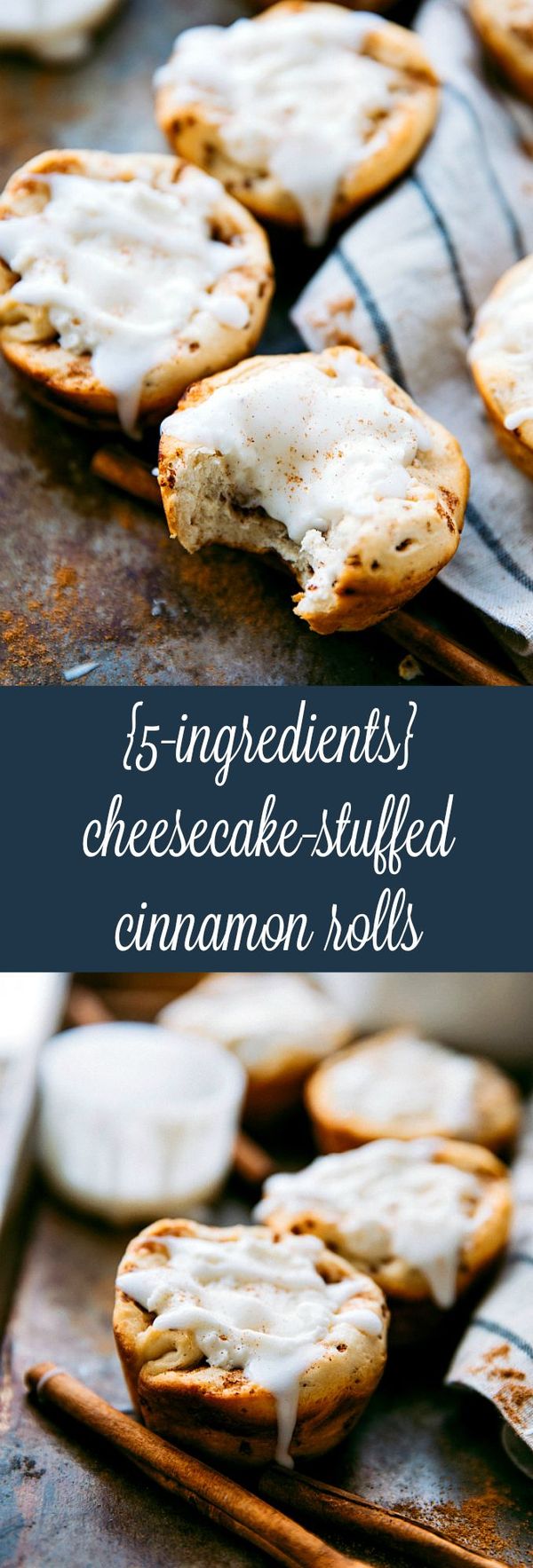 Cheesecake Filled Cinnamon Rolls