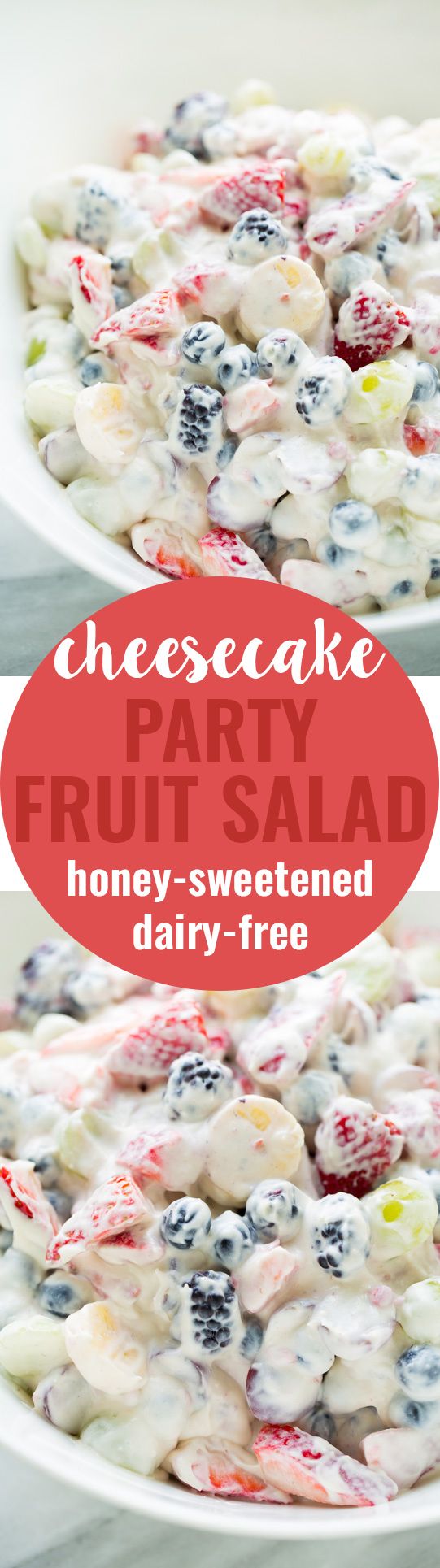 Cheesecake Party Fruit Salad (Dairy-Free!