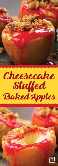 Cheesecake-Stuffed Apples