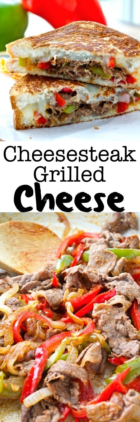 Cheesesteak Grilled Cheese