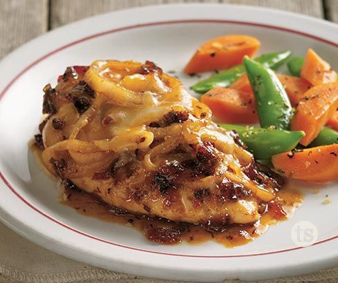 Cheesy Bacon Jam Chicken