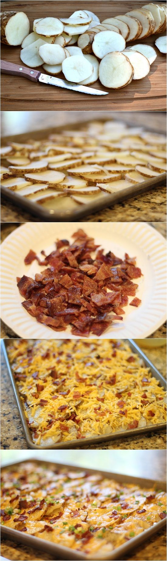 Cheesy bacon potato bites party