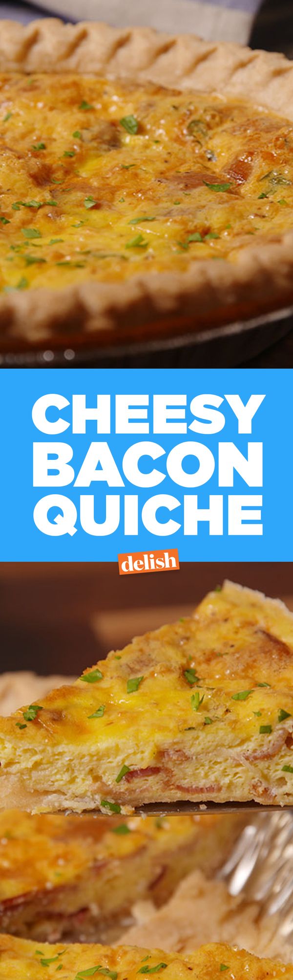 Cheesy Bacon Quiche