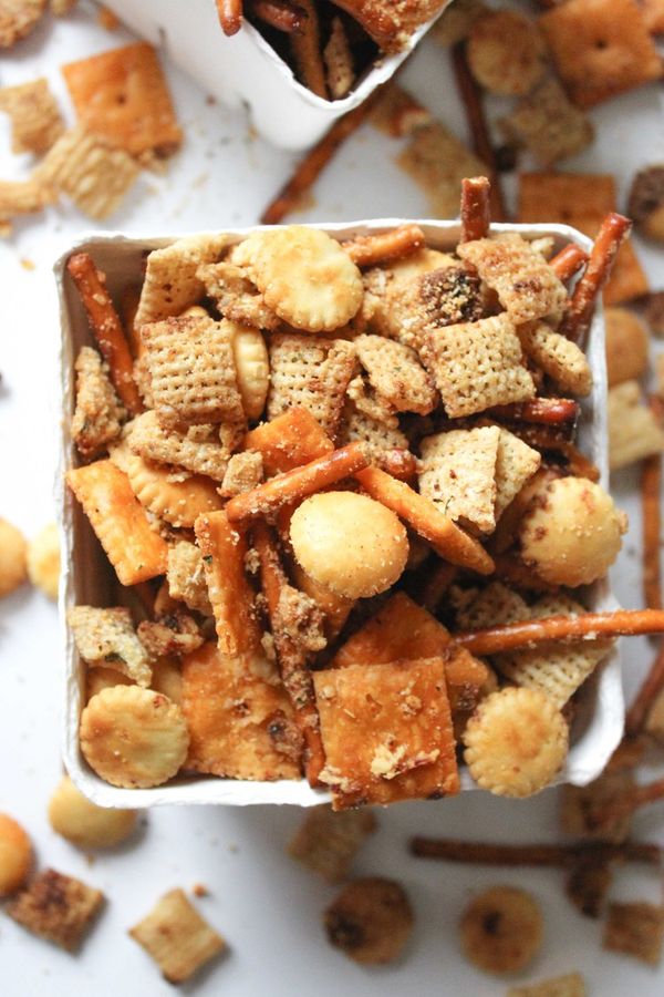 Cheesy Brown Butter Chex Mix