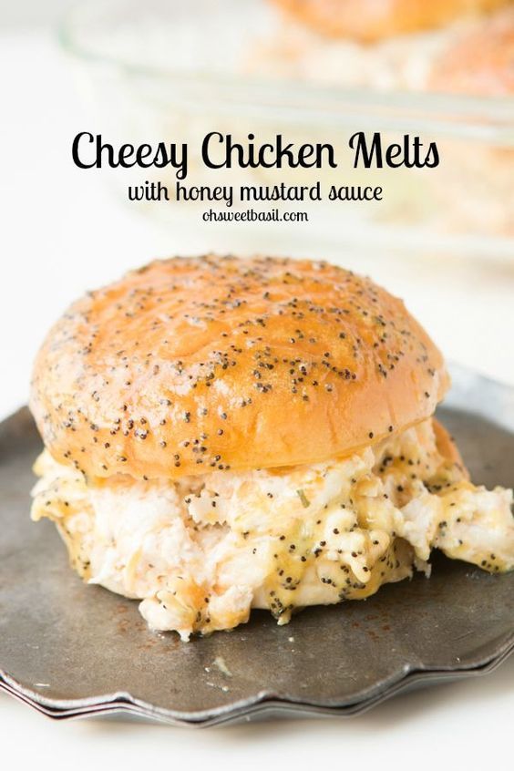 Cheesy Chicken Melts