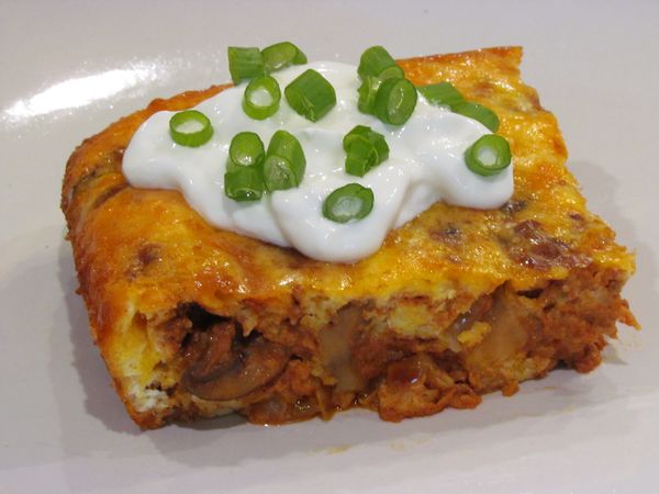 Cheesy Chorizo Breakfast Bake