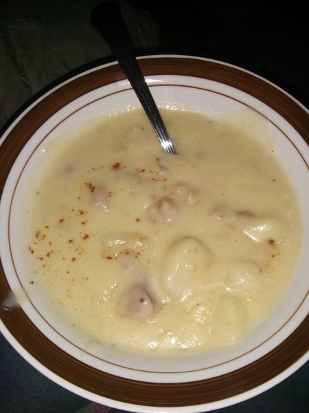 Cheesy Creamy Ham and Potato Soup