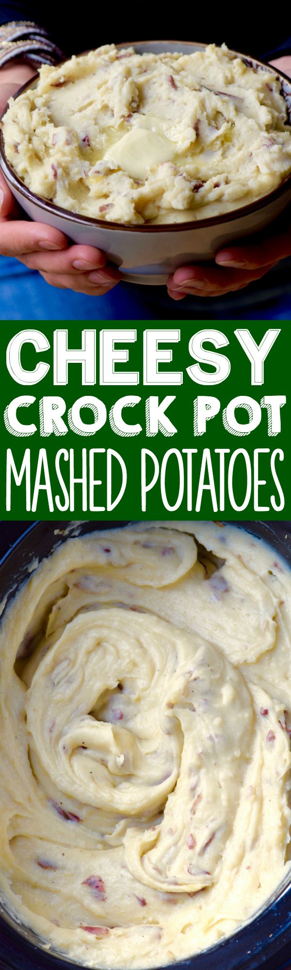 Cheesy Crock Pot Mashed Potatoes