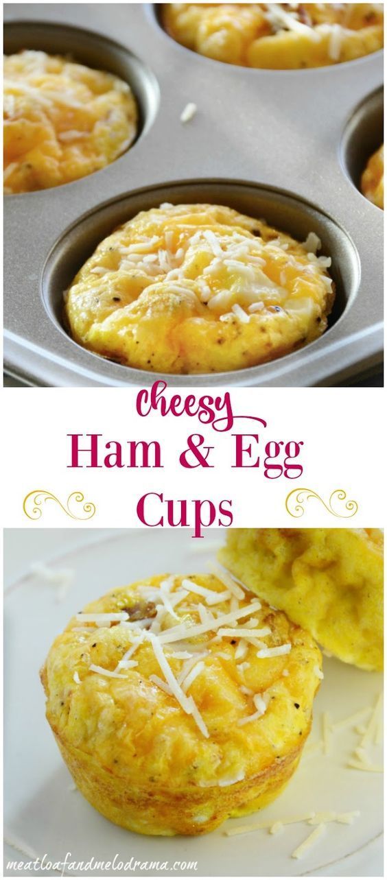 Cheesy Ham and Egg Cups