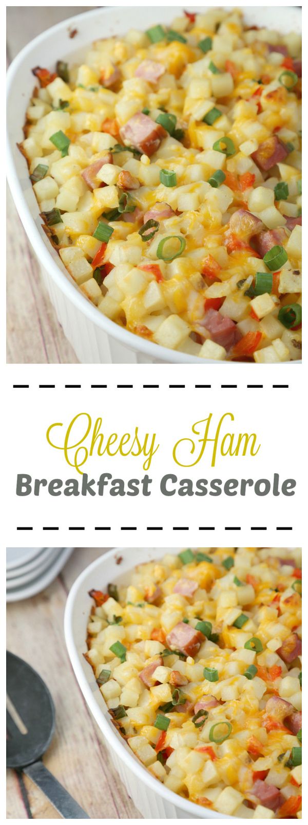 Cheesy Ham Breakfast Casserole