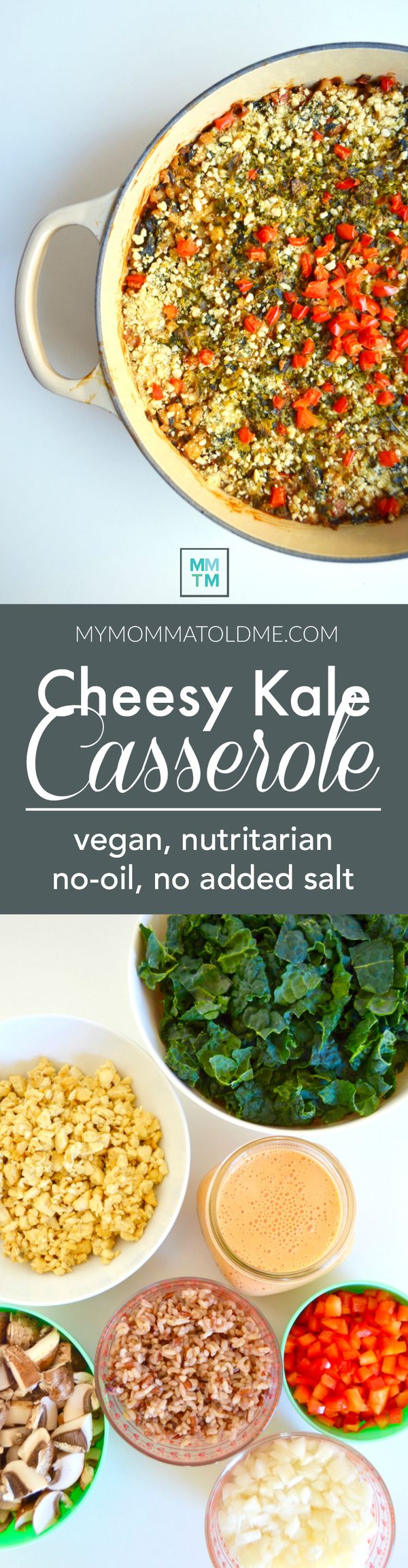 Cheesy Kale Casserole