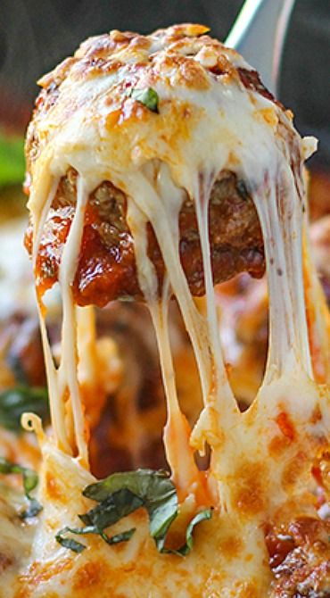 Cheesy Meatball Skillet