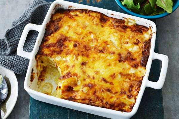 Cheesy potato bake