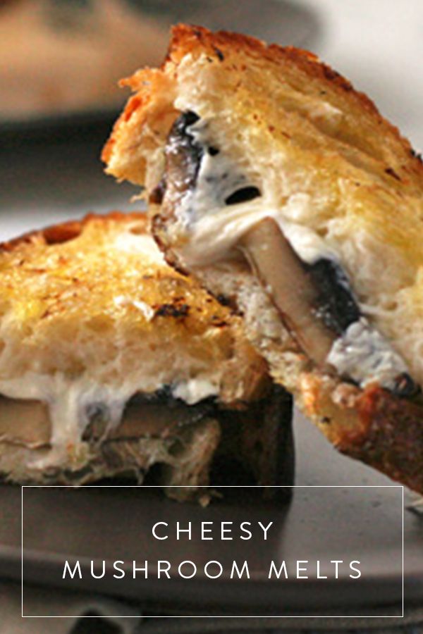 Cheesy Roasted Mushroom Melts