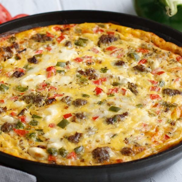 Cheesy Sausage and Potato Skillet Casserole