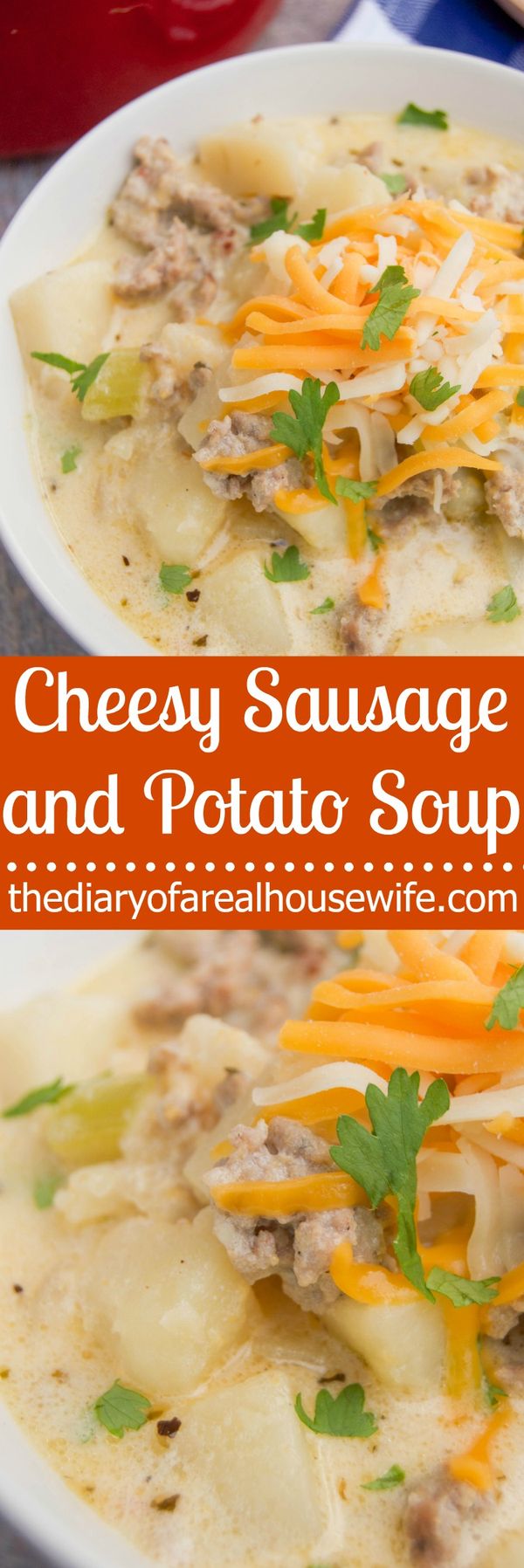 Cheesy Sausage Potato Soup