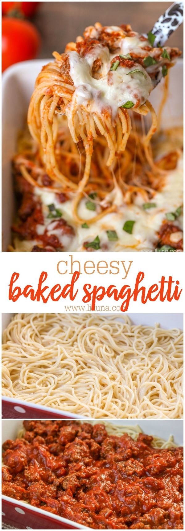 Cheesy Spaghetti Bake