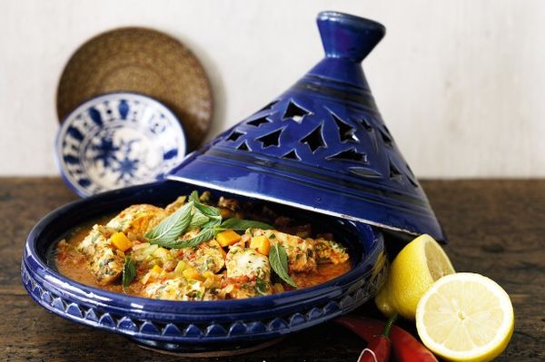 Chermoula fish tagine