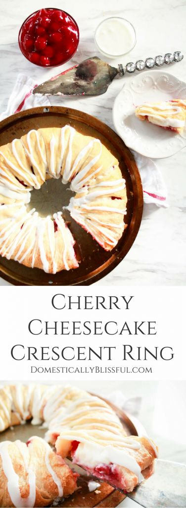 Cherry Cheesecake Crescent Ring