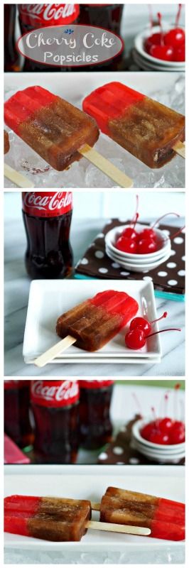 Cherry Coke Popsicles