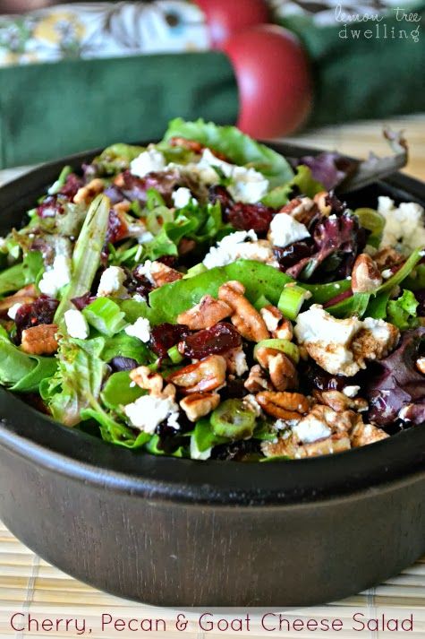 Cherry, Pecan & Goat Cheese Salad