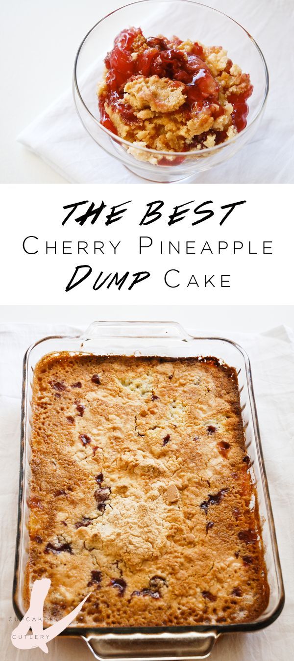 Cherry Pineapple Dump Cake