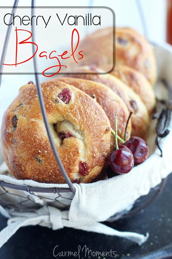 Cherry Vanilla Bagels