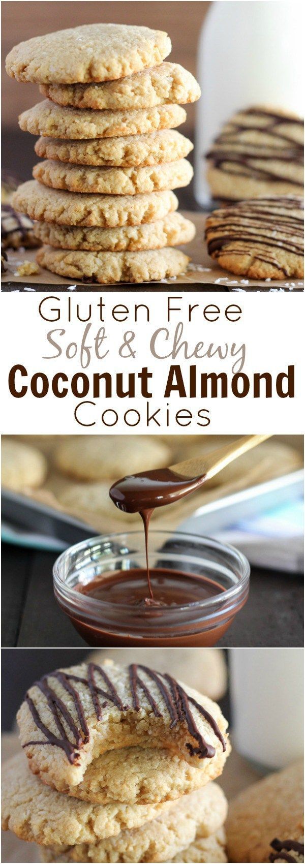 Chewy Coconut Almond Cookies (Gluten Free