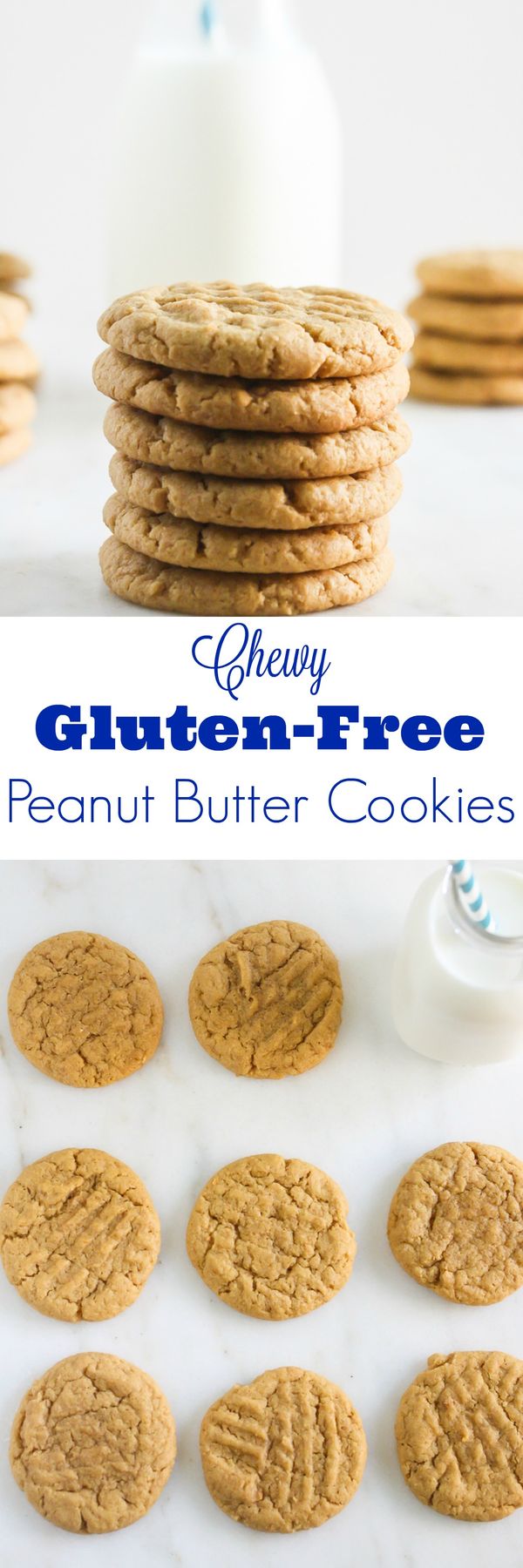 Chewy Gluten Free Peanut Butter Cookies