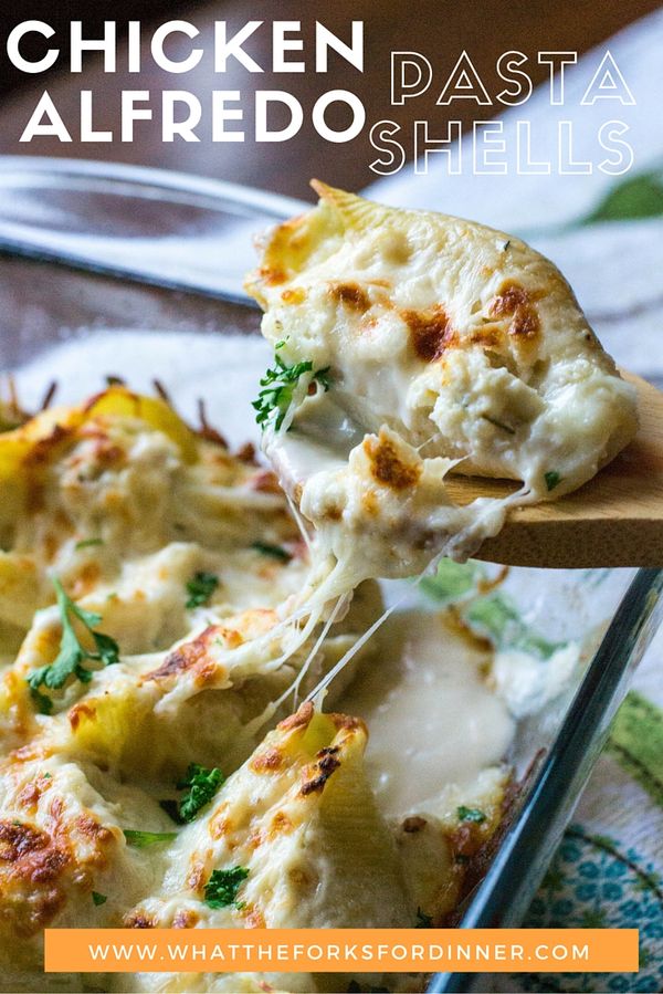 Chicken Alfredo Pasta Shells