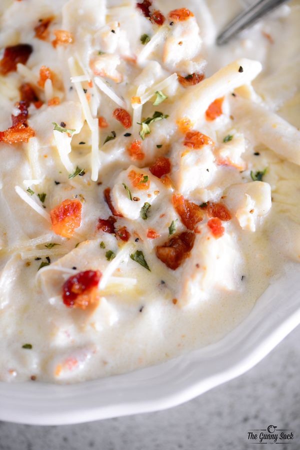 Chicken Alfredo Soup