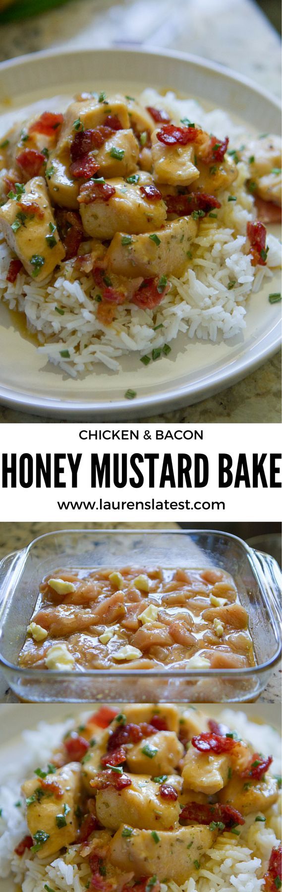 Chicken & Bacon Honey Mustard Bake