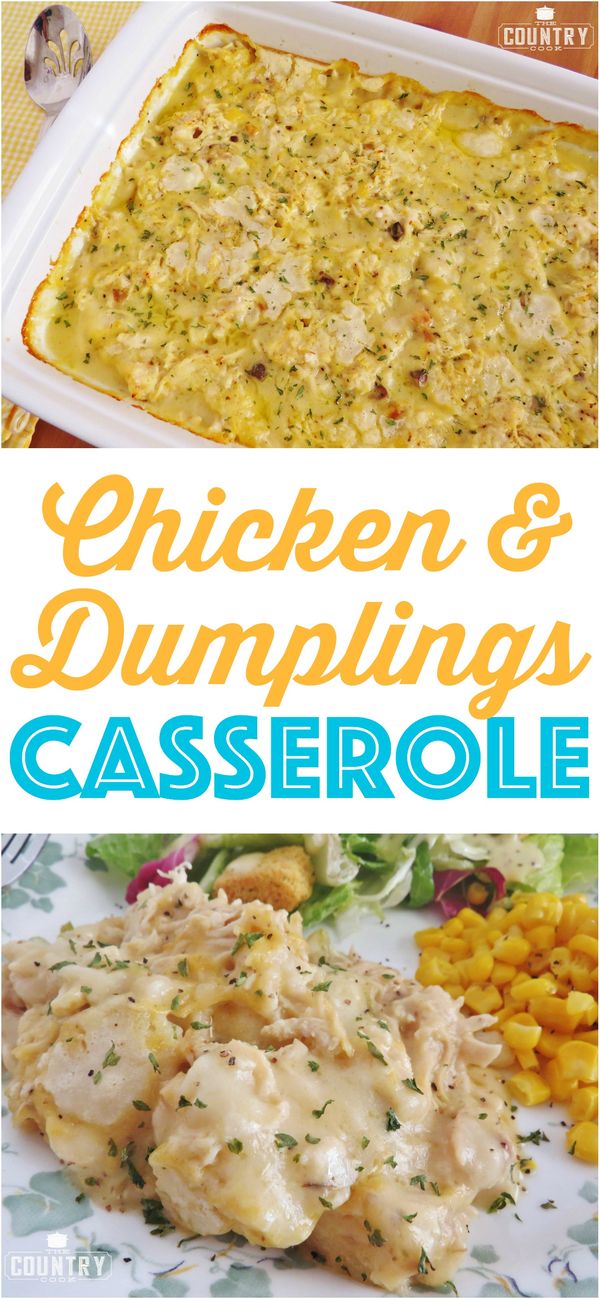 Chicken & Dumplings Casserole