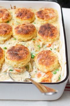 Chicken and Biscuits Pot Pie