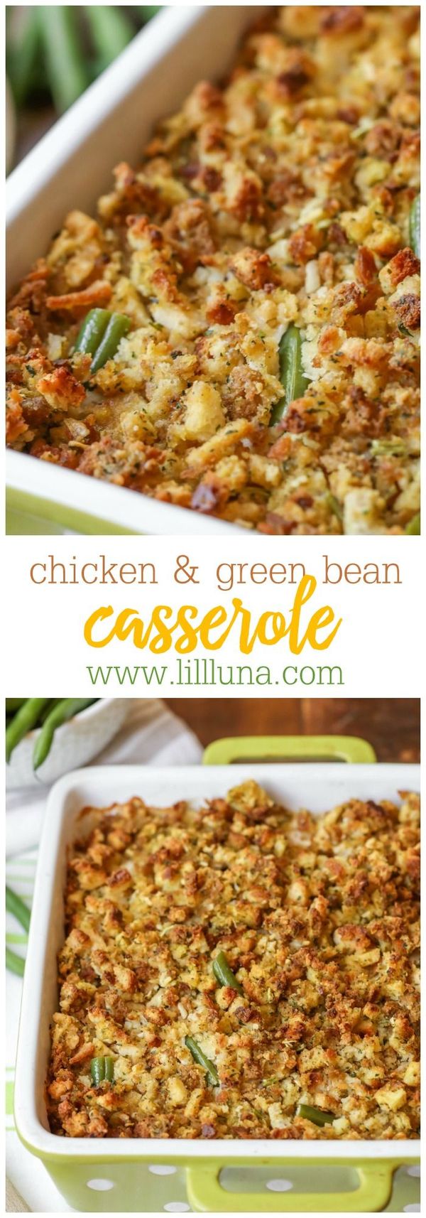 Chicken and green bean casserole