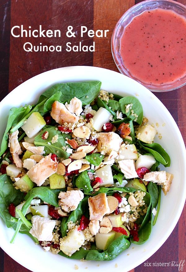 Chicken and Pear Quinoa Salad