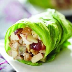 Chicken Apple Lettuce Wrap