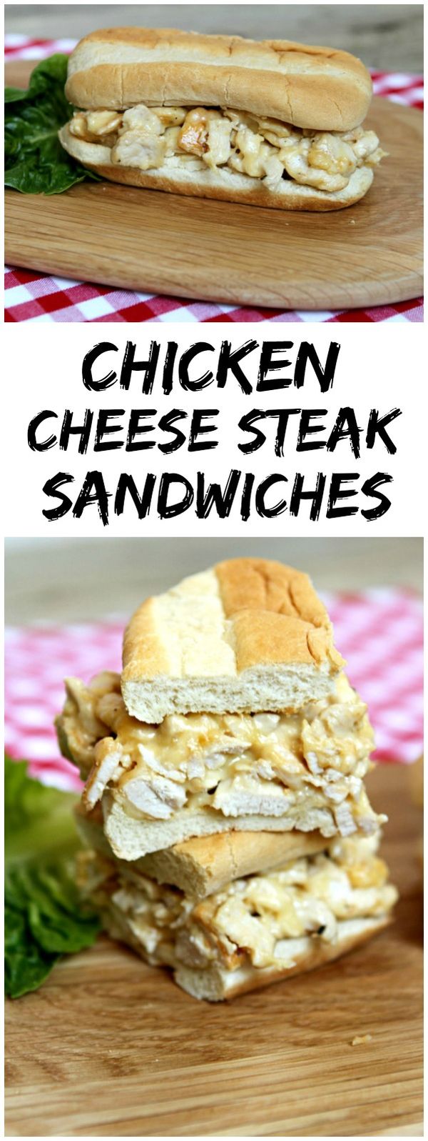 Chicken Cheese Steak Sandwiches