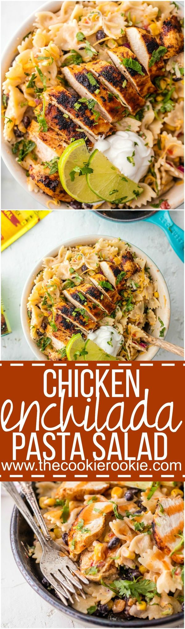 Chicken Enchilada Pasta Salad