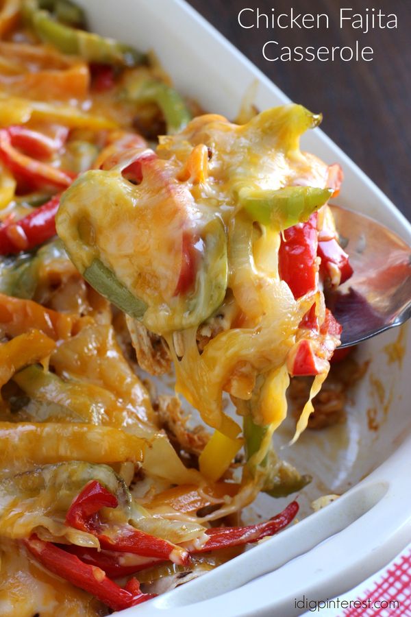 Chicken Fajita Casserole