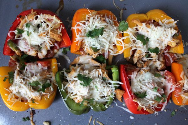 Chicken Fajita Stuffed Bell Peppers