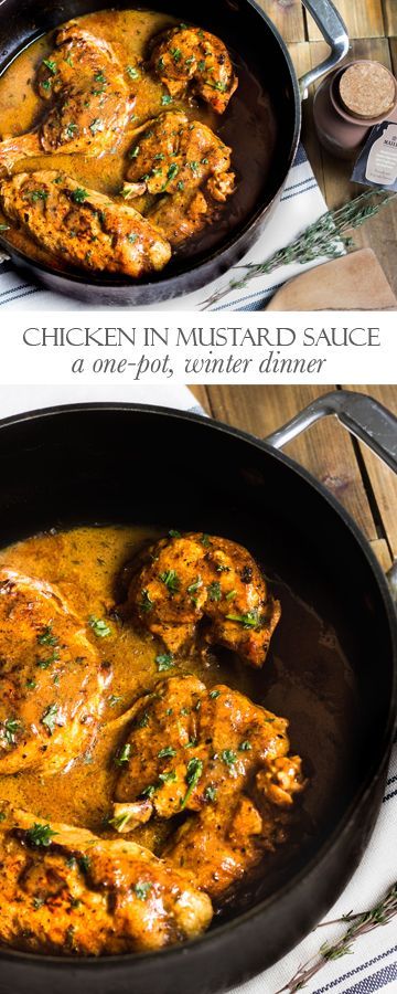 Chicken in Mustard Sauce